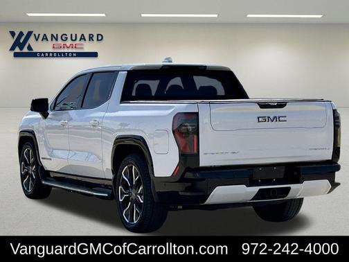 Summit White 2025 GMC Sierra EV Max Range Denali