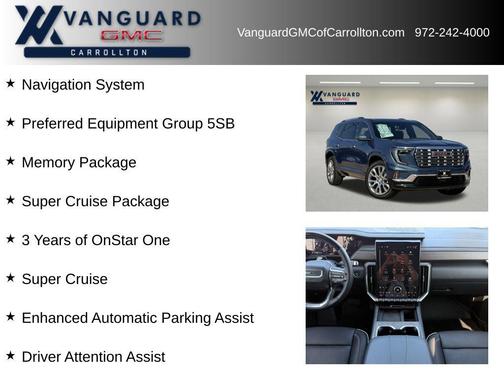 Downpour Metallic 2026 GMC Acadia Denali