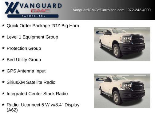 2024 RAM 2500 Big Horn Crew Cab 4x4 6'4' Box