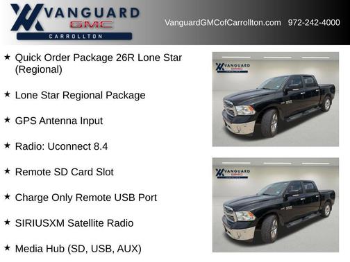 Black Forest Green Pearlcoat 2016 RAM 1500 Lone Star
