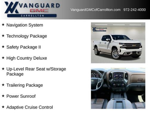 Iridescent Pearl Tricoat 2022 Chevrolet Silverado 1500 Limited High Country