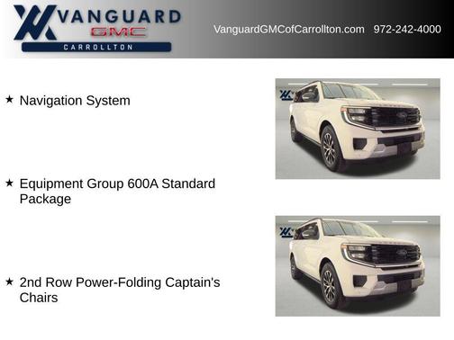 OXFORD WHITE 2025 Ford Expedition Max Platinum