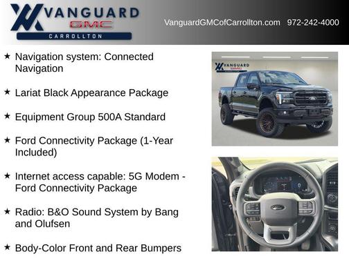 Agate Black Metallic 2026 Ford F-150 Lariat
