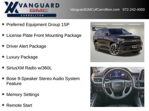 2022 Chevrolet Tahoe 4WD RST