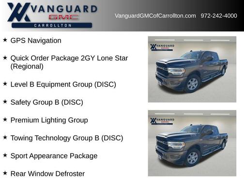 2022 RAM 2500 Lone Star Crew Cab 4x2 6'4' Box