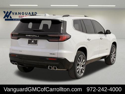 Glacier White Tricoat 2026 GMC Acadia Denali