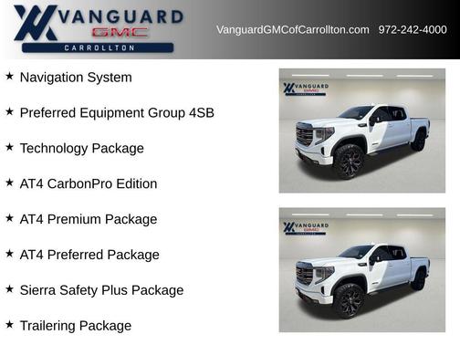 Summit White 2022 GMC Sierra 1500 AT4