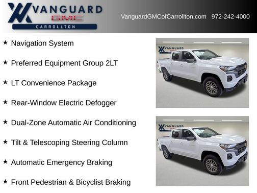 Summit White 2023 Chevrolet Colorado LT