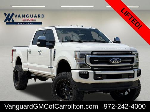 Star White Metallic Tri-Coat 2022 Ford F-250 Platinum