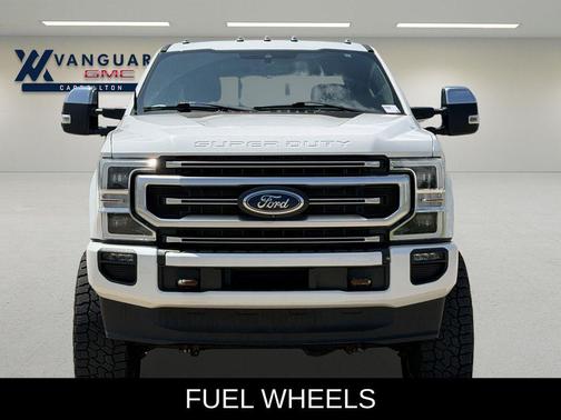 Star White Metallic Tri-Coat 2022 Ford F-250 Platinum