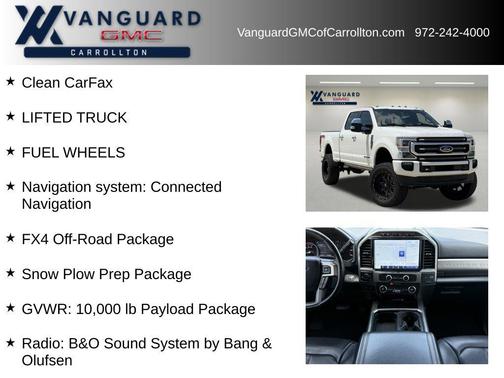 Star White Metallic Tri-Coat 2022 Ford F-250 Platinum