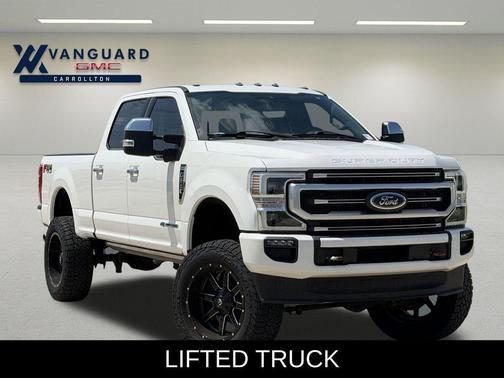 Star White Metallic Tri-Coat 2022 Ford F-250 Platinum