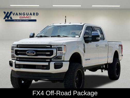Star White Metallic Tri-Coat 2022 Ford F-250 Platinum