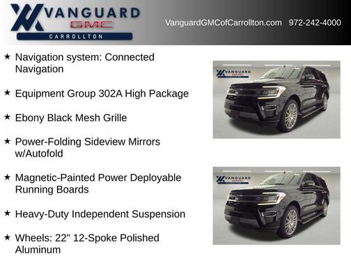 Agate Black Metallic 2024 Ford Expedition Max Limited