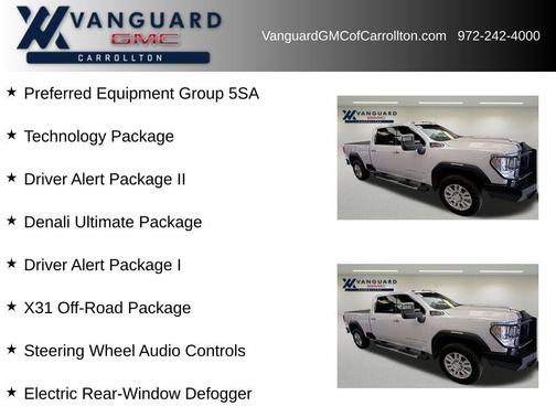 White Frost Tricoat 2020 GMC Sierra 2500 Denali