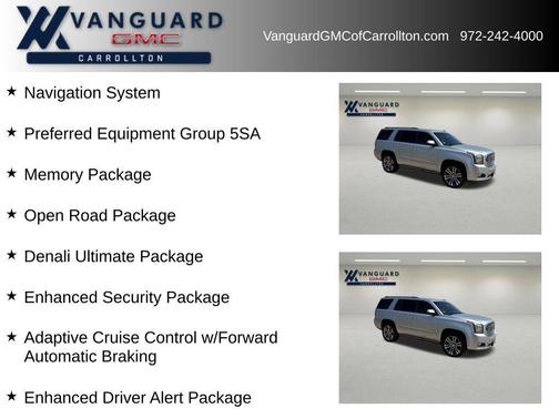 Quicksilver Metallic 2018 GMC Yukon Denali