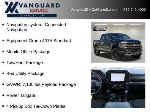 Agate Black Metallic 2025 Ford F-150 Tremor