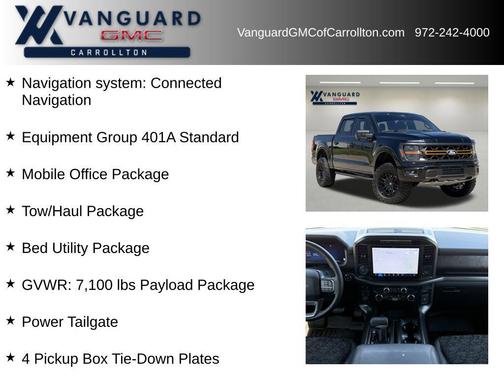 Agate Black Metallic 2025 Ford F-150 Tremor