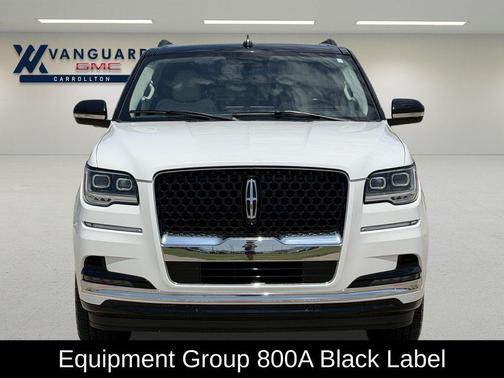 White Metallic 2022 Lincoln Navigator Black Label