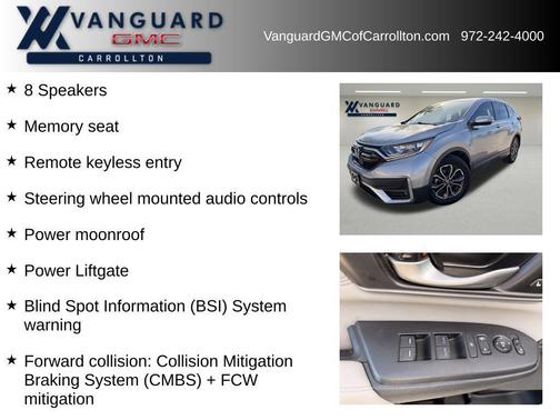 Lunar Silver Metallic 2022 Honda CR-V 2WD EX-L