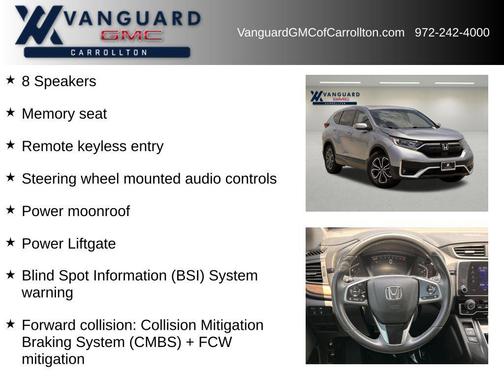 Lunar Silver Metallic 2022 Honda CR-V 2WD EX-L