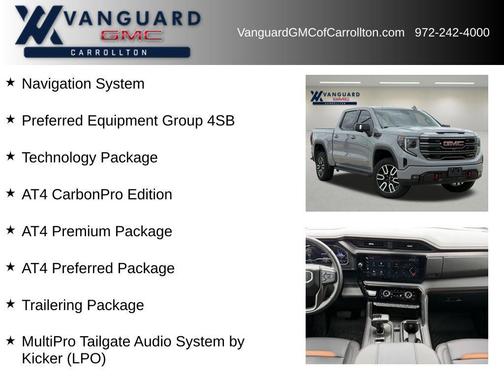 Thunderstorm Gray 2024 GMC Sierra 1500 AT4
