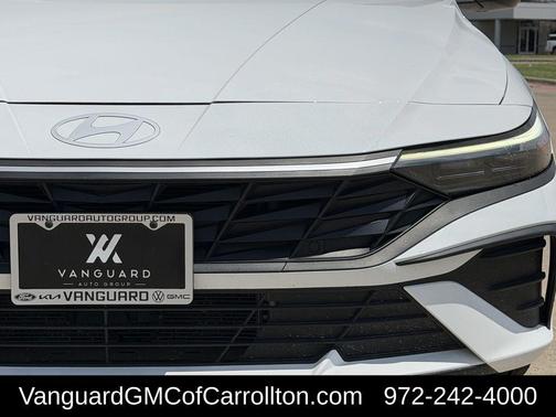 Serenity White 2025 Hyundai ELANTRA HEV SEL Sport