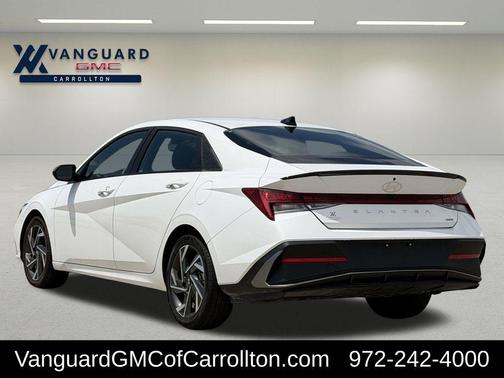 Serenity White 2025 Hyundai ELANTRA HEV SEL Sport