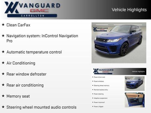 2019 Land Rover Range Rover Sport SVR