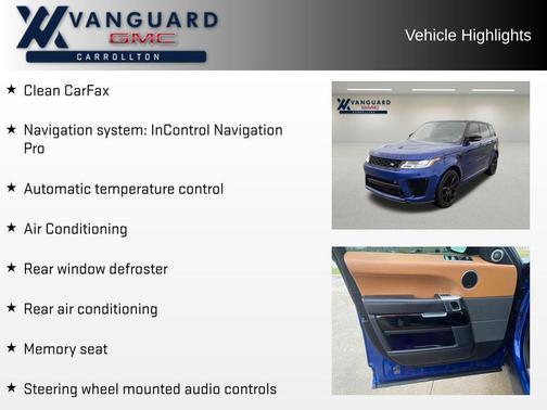 2019 Land Rover Range Rover Sport SVR