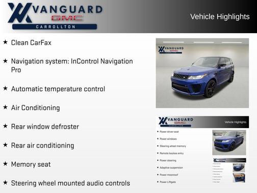 2019 Land Rover Range Rover Sport SVR