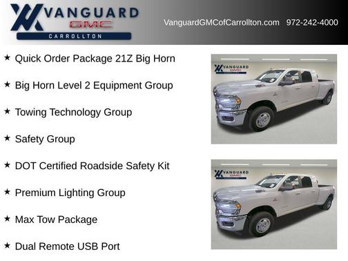 2019 RAM 3500 Big Horn Mega Cab 4x4 6'4' Box