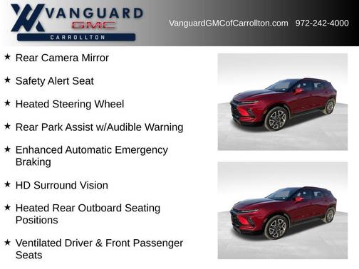 Radiant Red Tintcoat 2023 Chevrolet Blazer RS