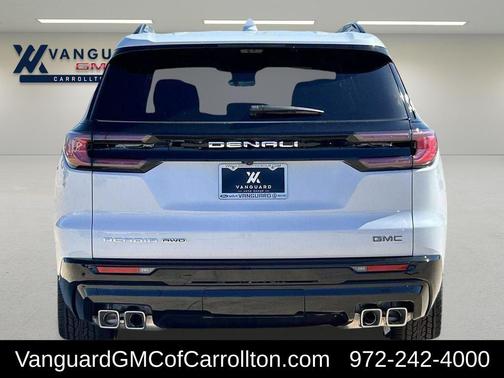Glacier White Tricoat 2026 GMC Acadia Denali