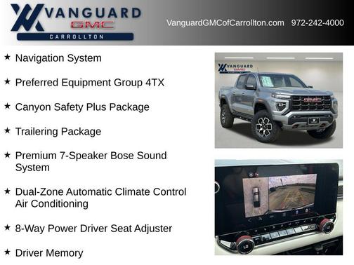 Sterling Metallic 2026 GMC Canyon AT4X