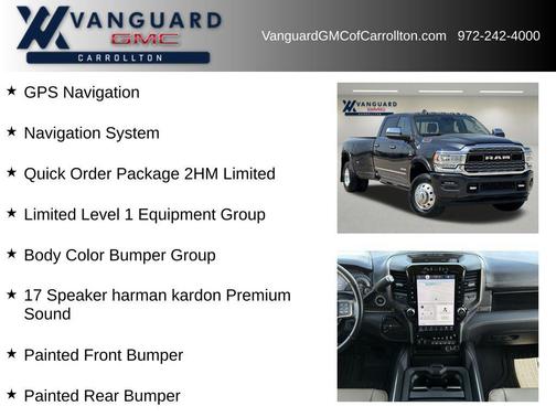 Maximum Steel Metallic Clearcoat 2022 RAM 3500 Limited Crew Cab 4x4 8' Box