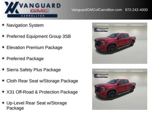 Volcanic Red Tintcoat 2024 GMC Sierra 1500 Elevation