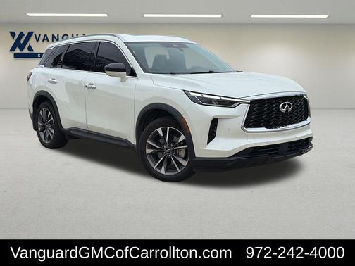 Majestic White 2024 INFINITI QX60 Luxe