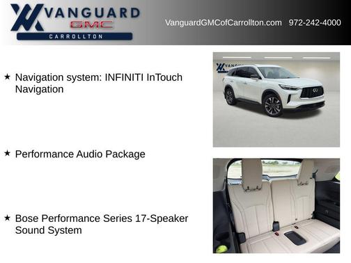 Majestic White 2024 INFINITI QX60 Luxe