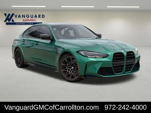 Isle of Man Green Metallic 2022 BMW M3 Competition xDrive
