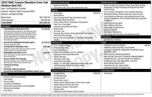 2025 GMC Canyon Elevation