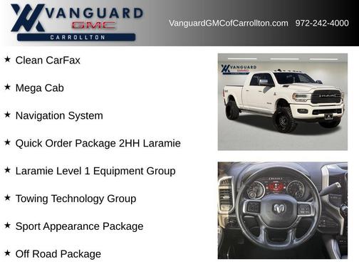 2019 RAM 2500 Laramie Mega Cab 4x4 6'4' Box