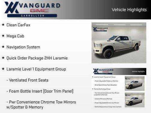 2019 RAM 2500 Laramie Mega Cab 4x4 6'4' Box