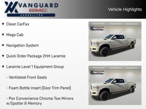 2019 RAM 2500 Laramie Mega Cab 4x4 6'4' Box