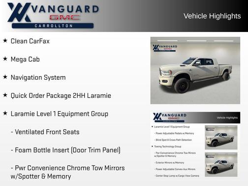 2019 RAM 2500 Laramie Mega Cab 4x4 6'4' Box