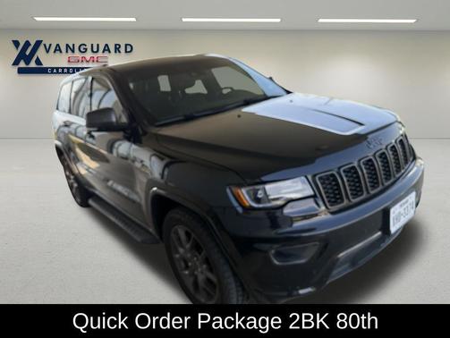 Diamond Black Crystal Pearlcoat 2021 Jeep Grand Cherokee 80th Anniversary 4x2