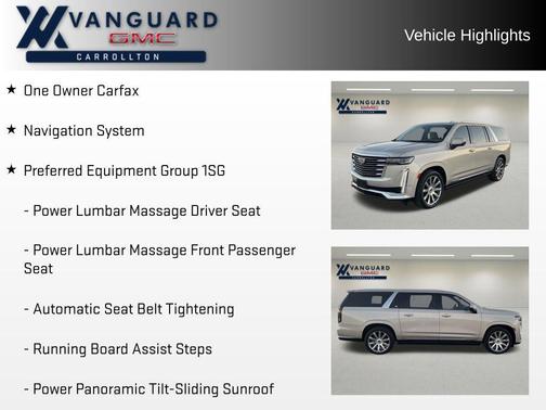 2022 Cadillac Escalade ESV Premium Luxury Platinum