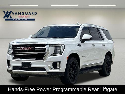 White Frost Tricoat 2022 GMC Yukon SLT