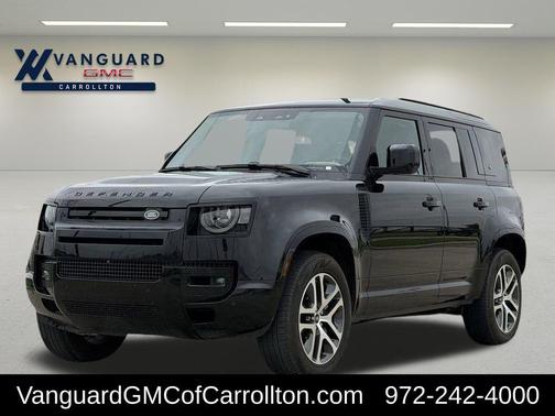 Santorini Black Metallic 2024 Land Rover Defender 110 P400 X-Dynamic SE