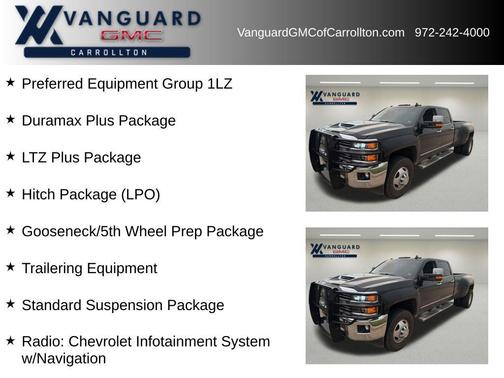 Black 2019 Chevrolet Silverado 3500 LTZ
